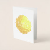 ハッピーバースデー 箔カード (正面)