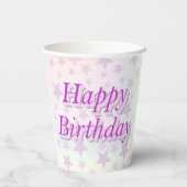 ハッピーバースデー!! 紙コップ (裏面)