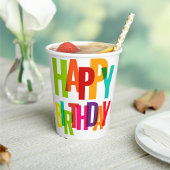 ハッピーバースデー 紙コップ