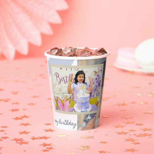 ハッピーバースデー 紙コップ (インサイチュ)