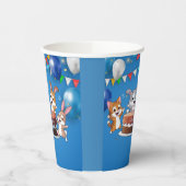 ハッピーバースデー 紙コップ (左)