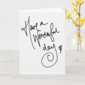 ハッピーバースデー/素晴らしい日を過ごす カード (黄色い花)