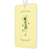 ハッピーバースデー、素晴らしお祝い カーエアーフレッシュナー (左)