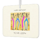 ハッピーバースデー、素晴らしパーティー時間幸福ダンス カーエアーフレッシュナー (左)