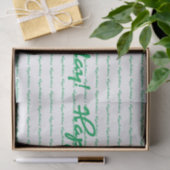 ハッピーバースデー!緑のスカジュアルクリプトパターンの繰り返し 薄葉紙 (ギフト)