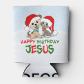 ハッピーバースデー 缶クーラー (正面)