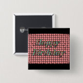 ハッピーバースデー 缶バッジ (正面&裏面)