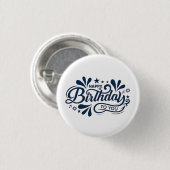 ハッピーバースデー- 缶バッジ (正面&裏面)