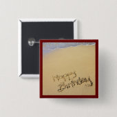 ハッピーバースデー 缶バッジ (正面&裏面)