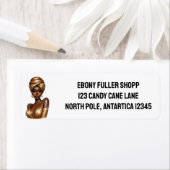 ハッピーバースデー,美しい,黒の女王,メラニンポー ラベル (インサイチュ)