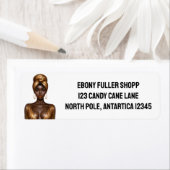 ハッピーバースデー，美しい，黒の女王，メラニンポー ラベル (インサイチュ)