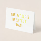 ハッピーバースデー |自分の写真を追加 箔カード (正面)