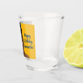 ハッピーバースデー! |自然美しい、トライバルインスパイア ショットグラス (右)