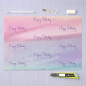 ハッピーバースデー 薄葉紙 (クラフト)