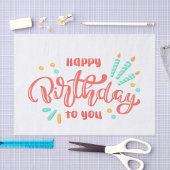 ハッピーバースデー 薄葉紙