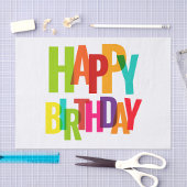 ハッピーバースデー 薄葉紙