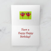 、ハッピーバースデー、親愛なるTwins カード (内部)