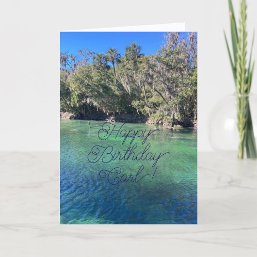 ハッピーバースデー、親愛甥、カード カード (正面)