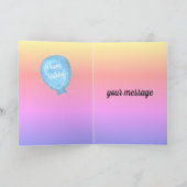 ハッピーバースデー!誕生日カード サンキューカード (内部)