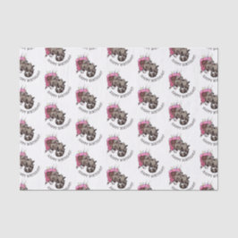 ハッピーバースデー!貪欲なラクーンケーキアニメ 薄葉紙