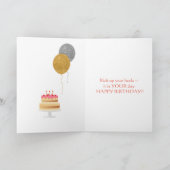 ハッピーバースデー!-踊り靴 カード (内部)