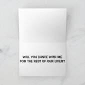 ハッピーバースデー「踊ろう」を誕生日 カード (内部)