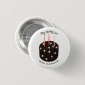 ハッピーバースデー(韓国版) 缶バッジ (正面&裏面)