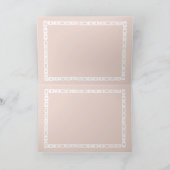 ハッピーバースデー – 麻雀タイルピンク カード (内部)