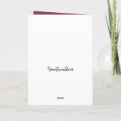 ハッピーバースデー!黒人白髪と星 カード (裏面)