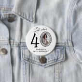 ハッピーバースデー!40代のはじまりだね Photo 40th Birthday 缶バッジ (インサイチュ)