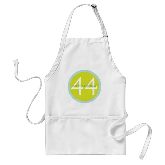 ハッピーバースデー、44! スタンダードエプロン (正面)