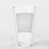 ハッピーバースデー- 50年と素晴らしい タンブラーグラス (裏面)