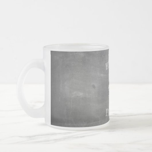 ハッピーバースデー- 50年と素晴らしい フロストグラスマグカップ (左)