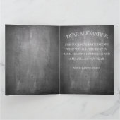 ハッピーバースデー- 60年で素晴らしい カード (内部)