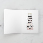 ハッピーバースデー- 67歳 カード (内部)