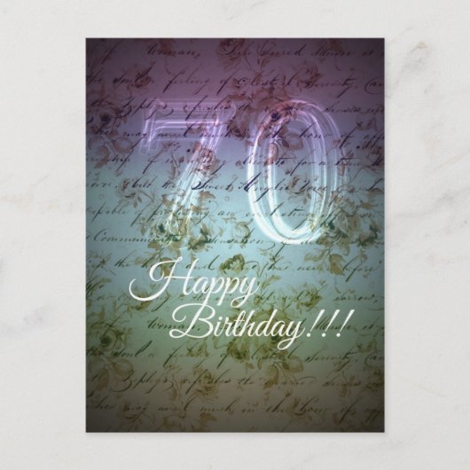ハッピーバースデー!!!70分の1 ポストカード (正面)