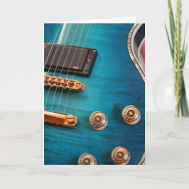 ハッピーバースデー- Blue Guitar カード