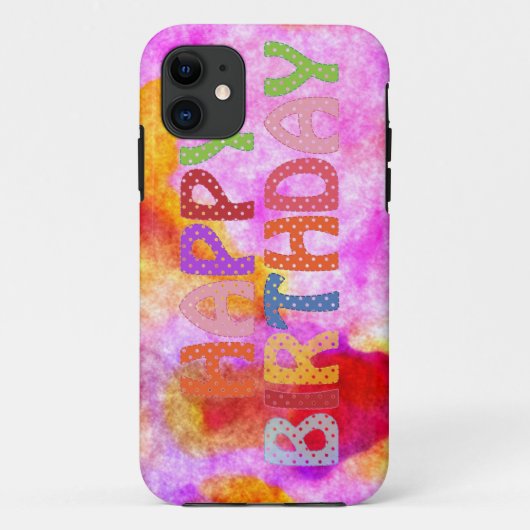 ハッピーバースデー Case-Mate iPhoneケース (裏面)