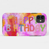 ハッピーバースデー Case-Mate iPhoneケース (裏面(横))
