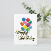 ハッピーバースデー- D4 ポストカード (スタンド正面)