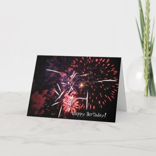 ハッピーバースデー, Fireworks カード (正面)