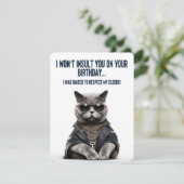 ハッピーバースデー- Gangster Cat シーズンカード (スタンド正面)