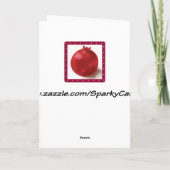 ハッピーバースデー- Happy カラフル Greeting カード (裏面)