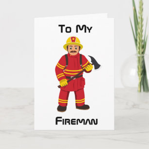 ハッピーバースデー**HOTTIE** & MY FAV FIREMAN カード