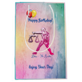 ハッピーバースデー- Libra ミディアムペーパーバッグ (正面)