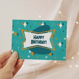 ハッピーバースデー、MCM アトミック スターバースト テアル ポストカード