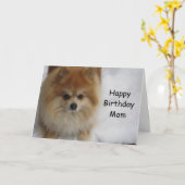 ハッピーバースデー***MOM*** カード (黄色い花)