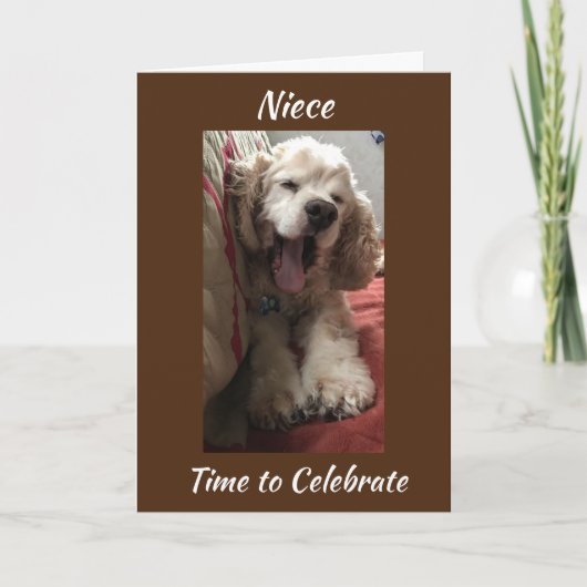 ハッピーバースデー***NIECE***お客様は「スペシャル」カード カード (正面)