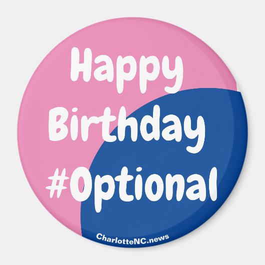 ハッピーバースデー#Optional磁石 マグネット (正面)