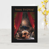 ハッピーバースデー- Ravens Den – ノートカ空白のード カード (黄色い花)